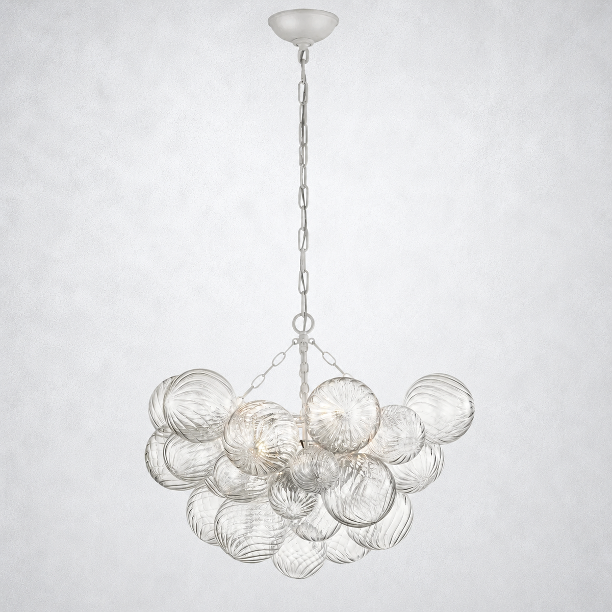 Aurum Glass  Round Chandelier 30"