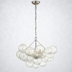 Aurum Glass  Round Chandelier 30"