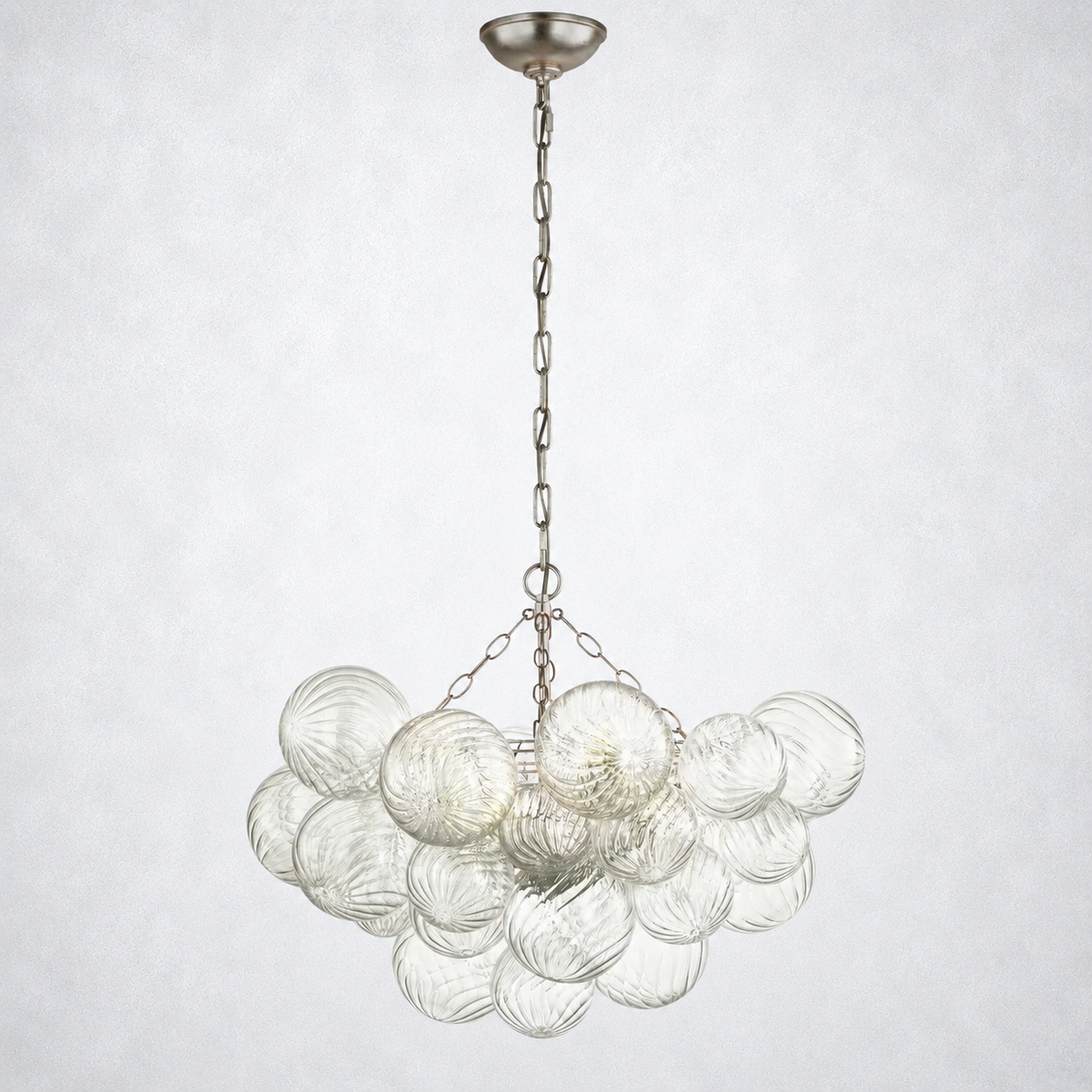 Aurum Glass  Round Chandelier 30"
