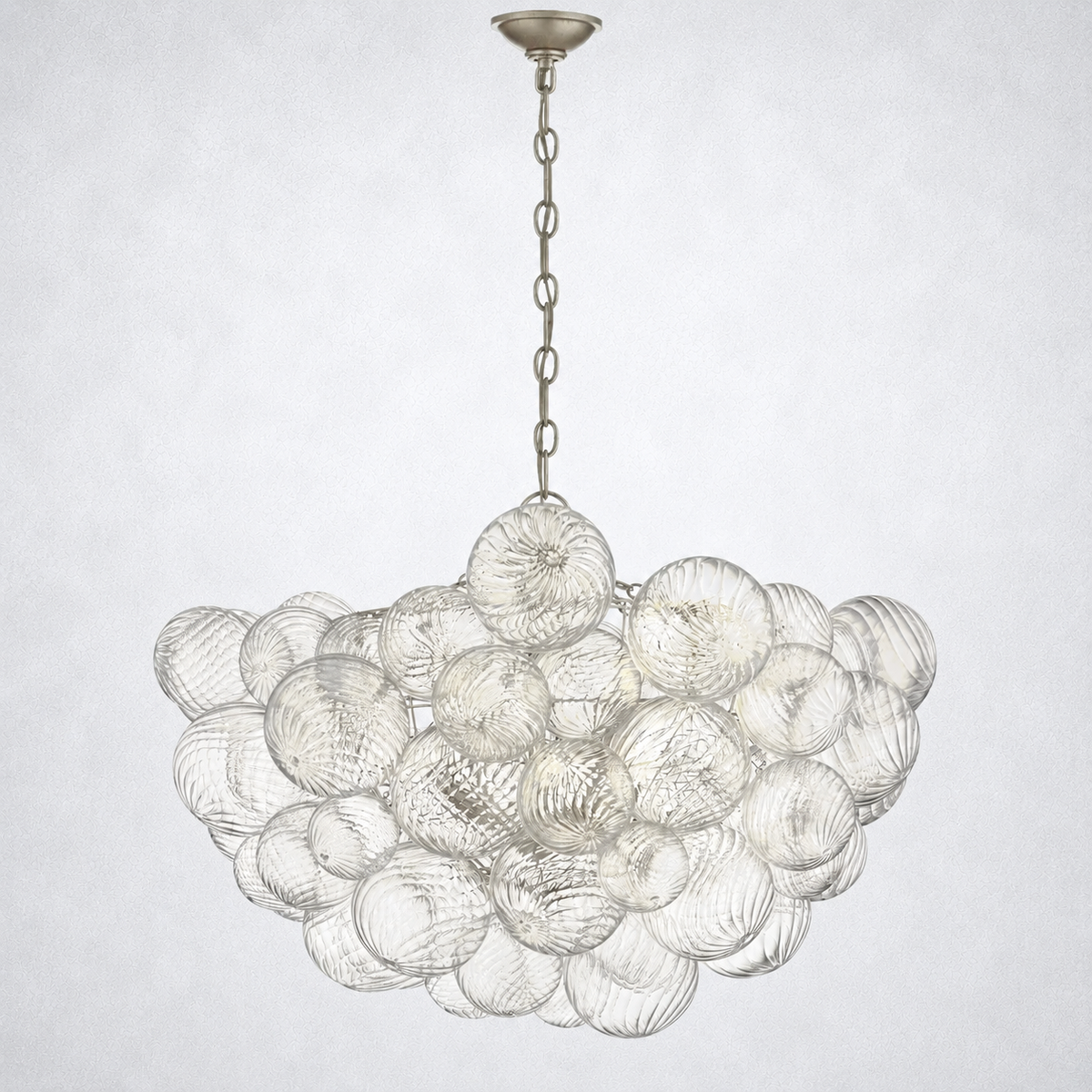 Aurum Glass  Round Chandelier 33"
