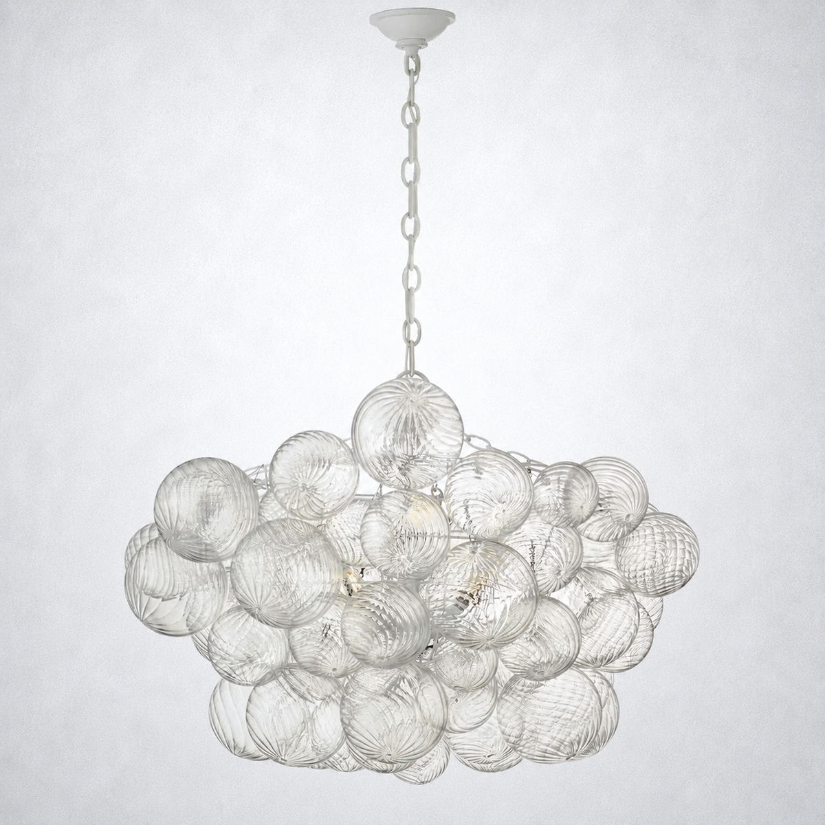 Aurum Glass  Round Chandelier 33"