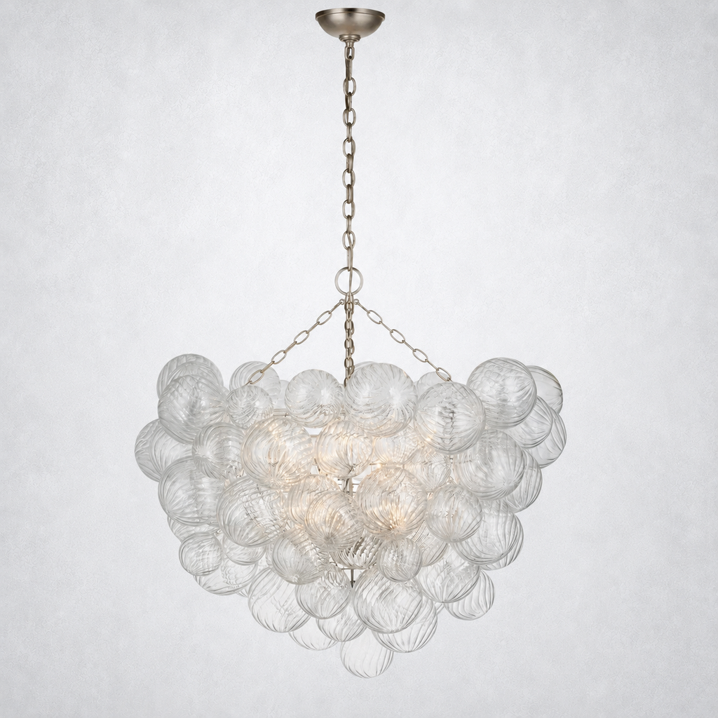 Aurum Glass  Round Chandelier 38"