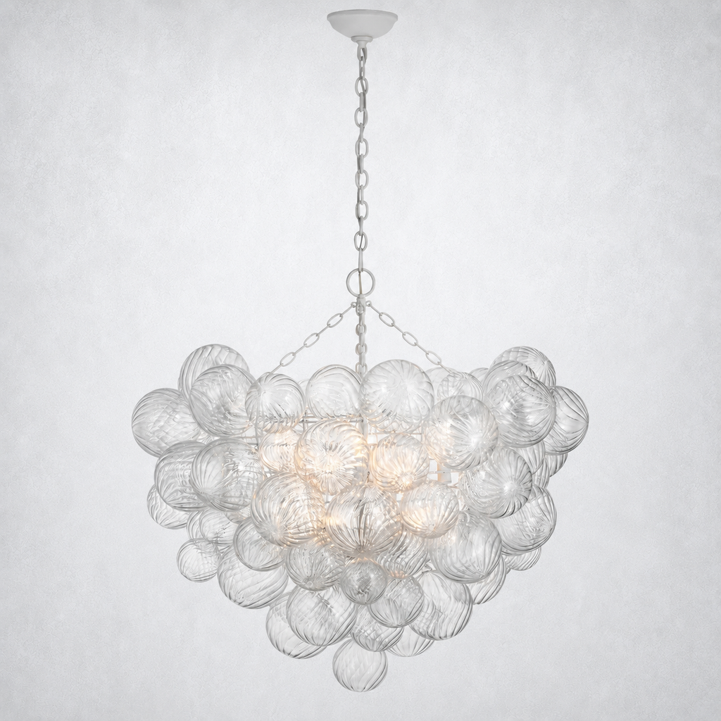 Aurum Glass  Round Chandelier 38"