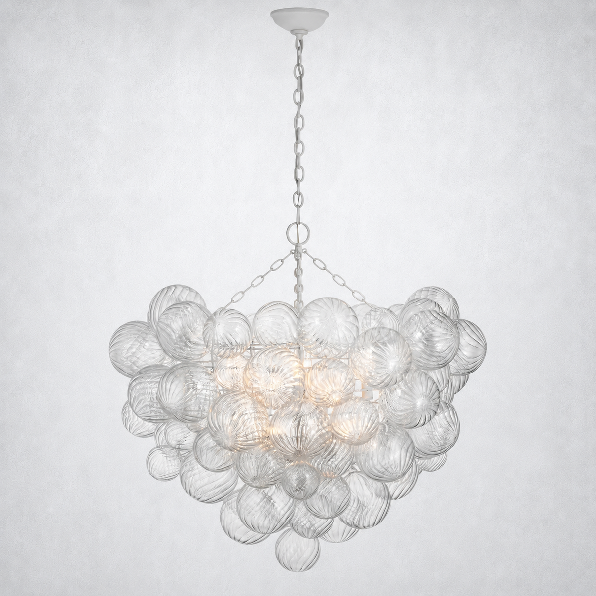 Aurum Glass  Round Chandelier 38"