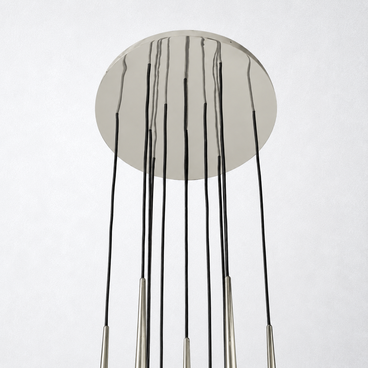 Oriel Round Tapered Tubular Chandelier 24"