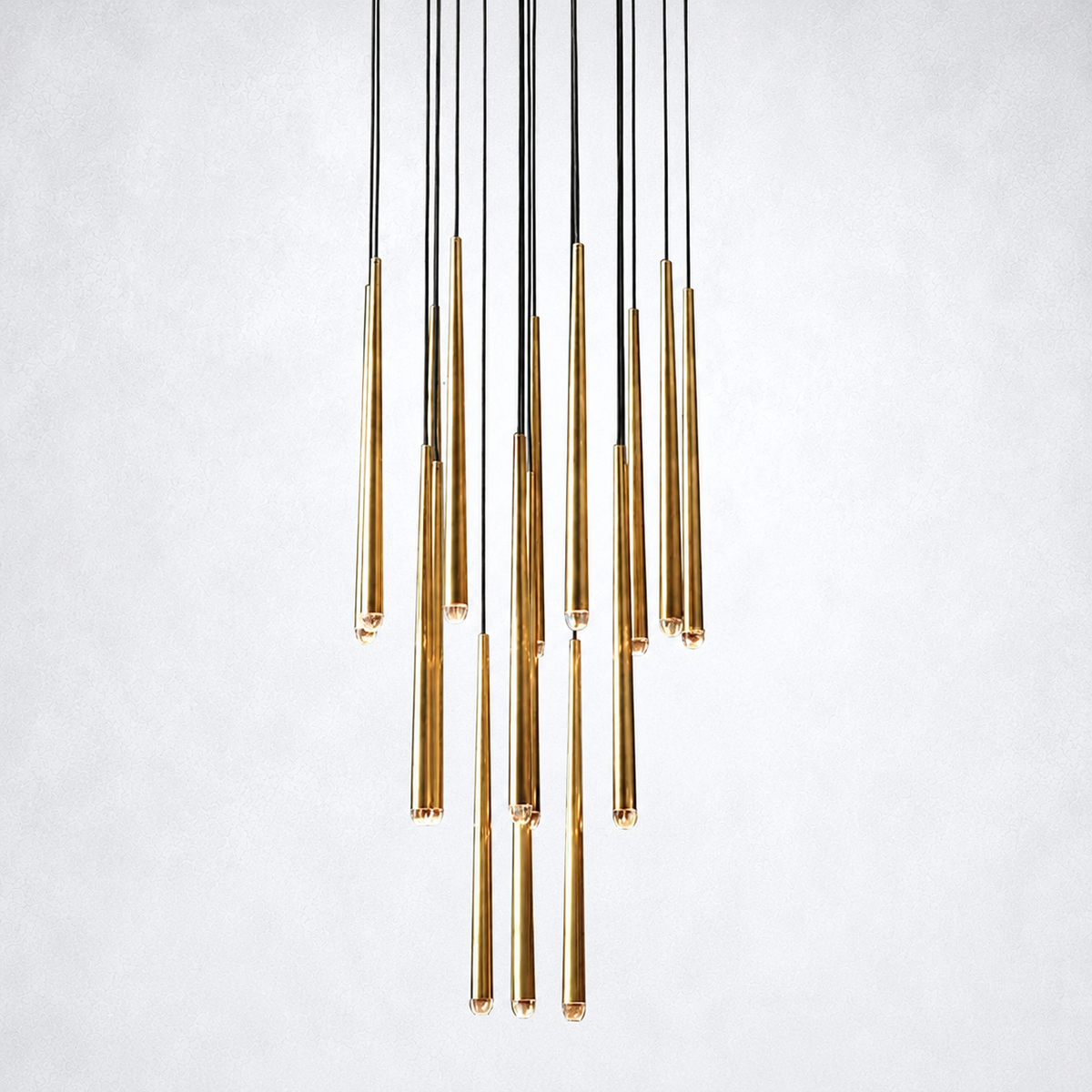 Oriel Round Tapered Tubular Chandelier 30"