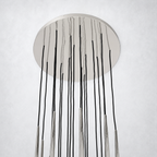 Oriel Round Tapered Tubular Chandelier 30"