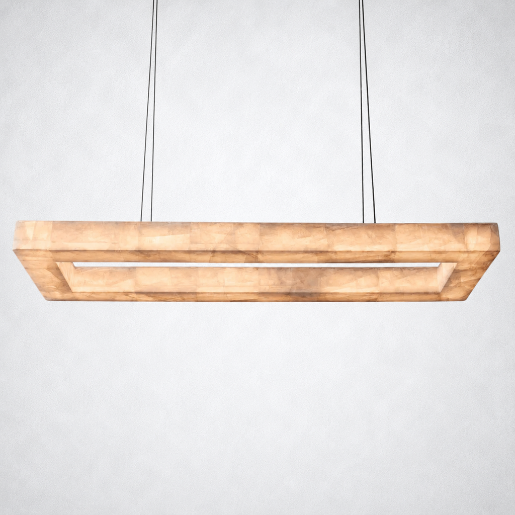 Marquise Rectangular Chandelier 54"