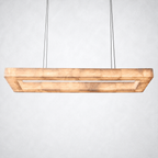 Marquise Rectangular Chandelier 54"