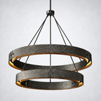Belvedere 2-Tier Round Chandelier 60"