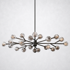 Meridian Clear Crystal Round Chandelier 72"