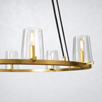 Celeste Glass Round Chandelier