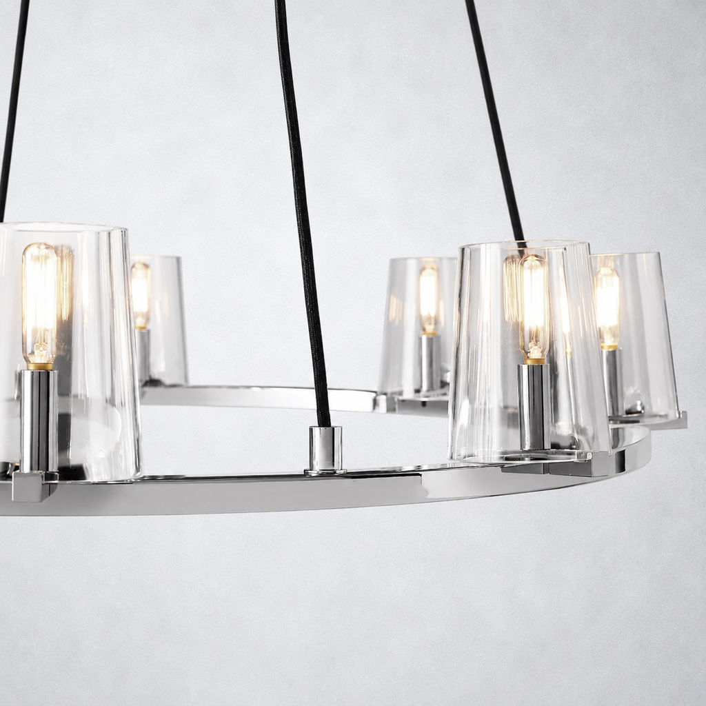 Celeste Glass Round Chandelier