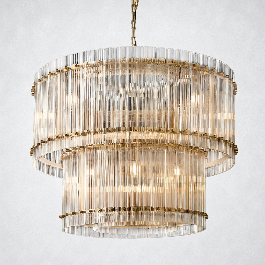 Sorella 2-Tier Round Chandelier 37"