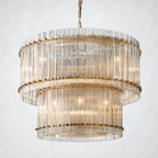 Sorella 2-Tier Round Chandelier 37"