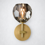 Meridian Smoke Glass Sconce