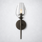 Avalon Glass Single Sconce