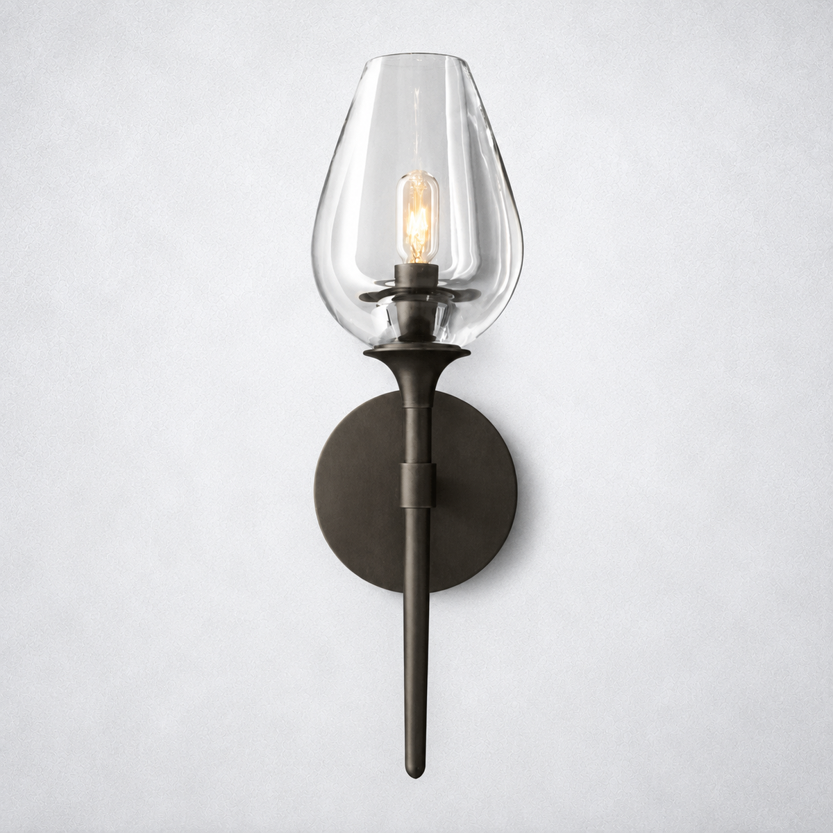 Avalon Glass Single Sconce
