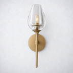 Avalon Glass Single Sconce