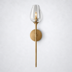 Avalon Glass Grand Wall Sconce