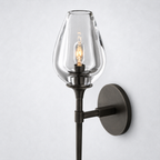 Avalon Glass Single Sconce