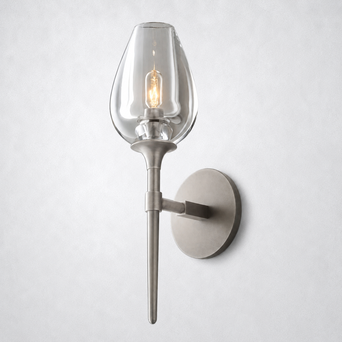 Avalon Glass Single Sconce