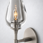 Avalon Glass Single Sconce