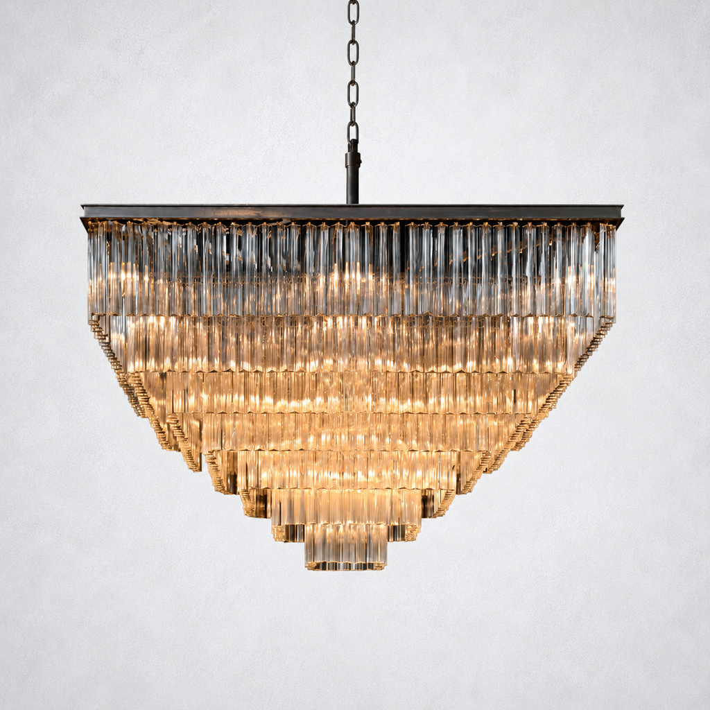 1920 Avelora Glass Chandelier