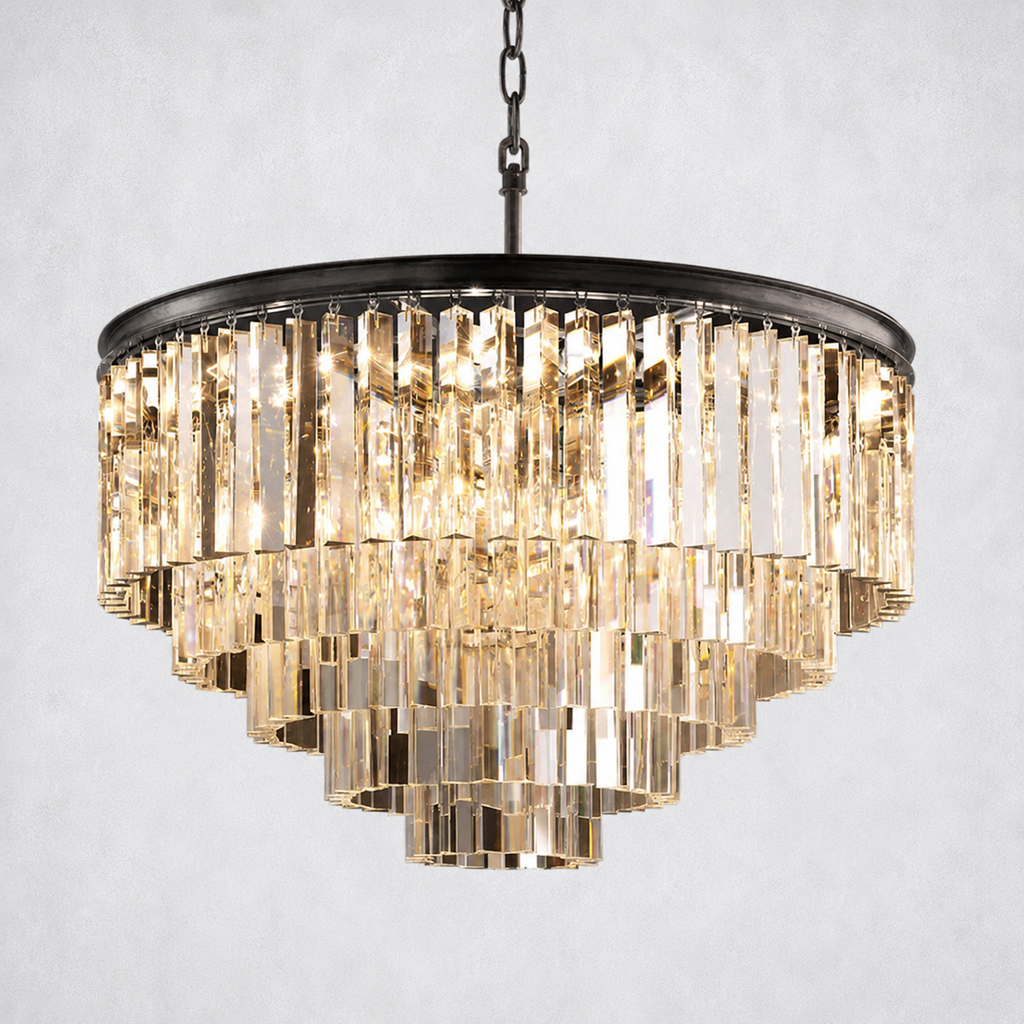 1920 Avelora Multi-Layer Round Chandelier 32"