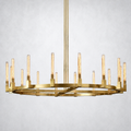 Imperial Glass Round Chandelier 72"