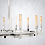 Imperial Glass Round Chandelier 72"