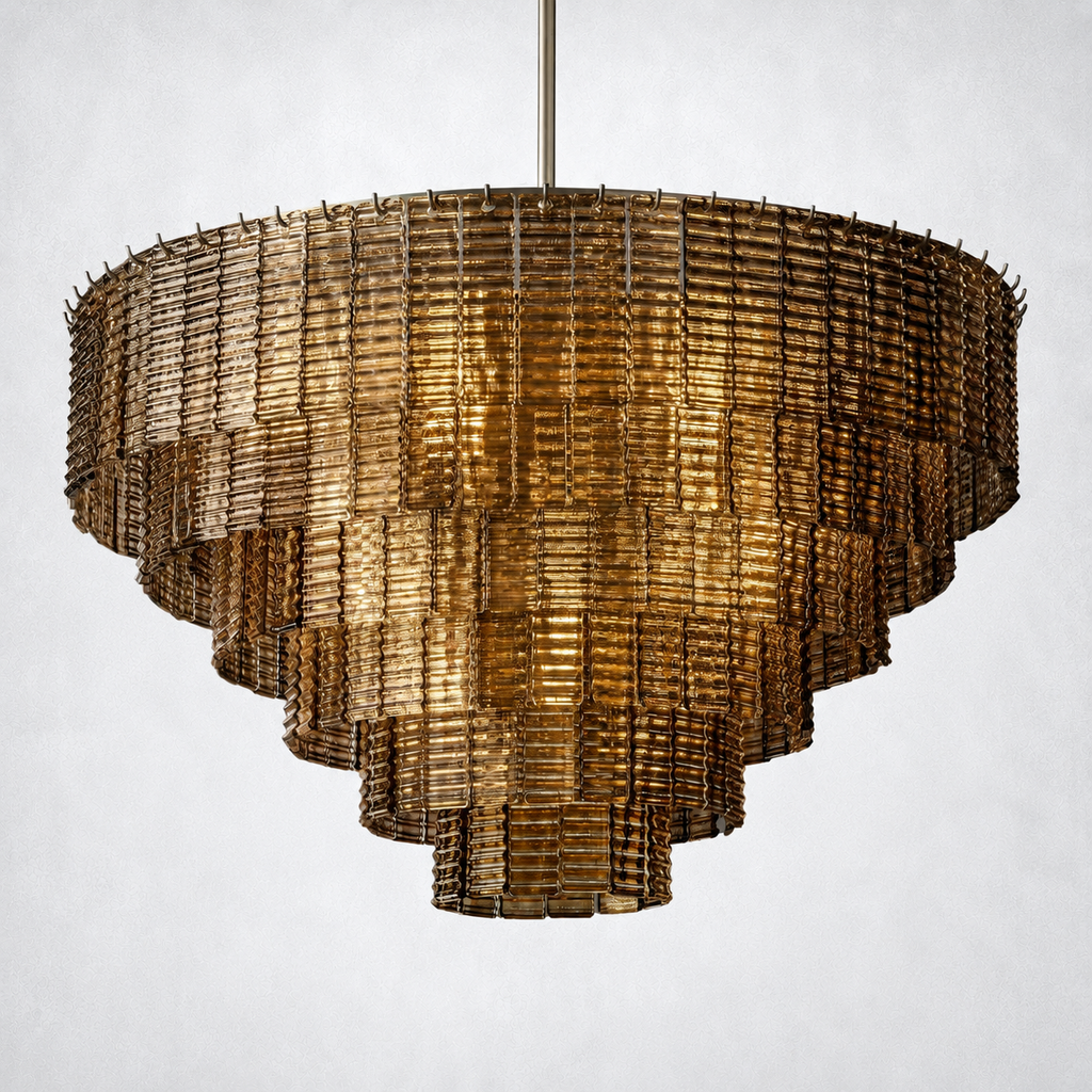 Astra Glass Round Chandelier