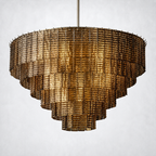 Astra Glass Round Chandelier
