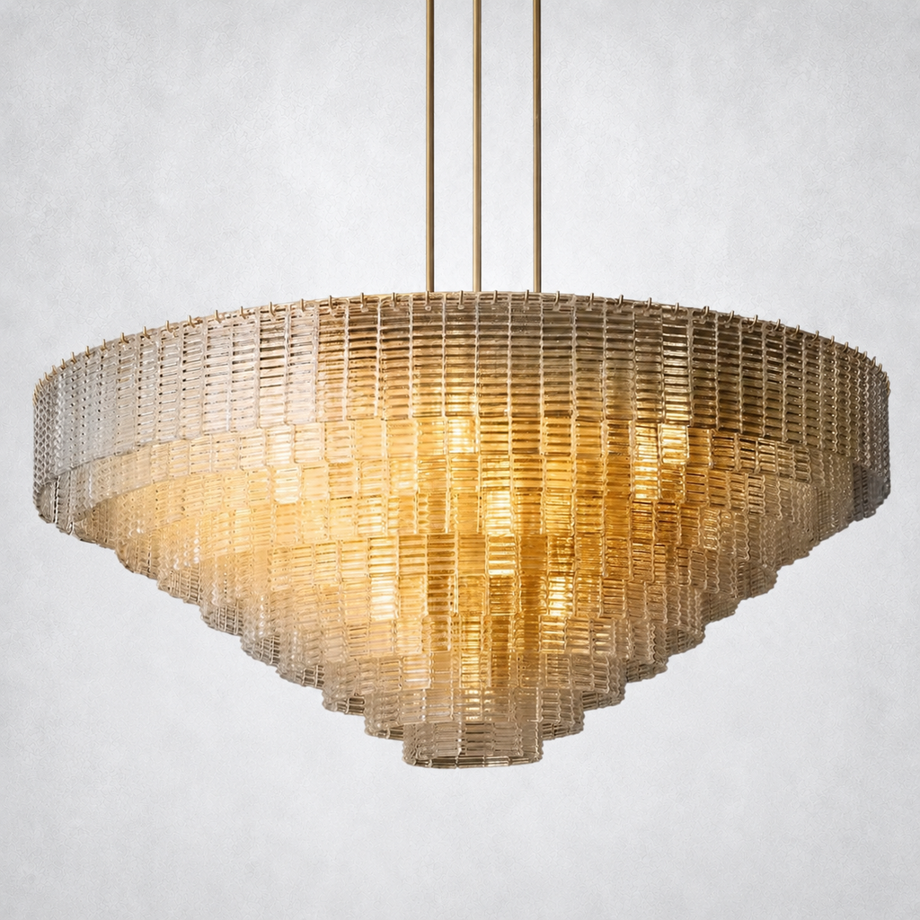 Astra Glass Round Chandelier