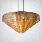 Astra Glass Round Chandelier