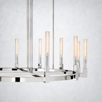 Imperial Glass Round Chandelier 48"