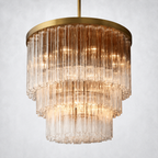 Signature 3-Tier Round Chandelier 36”
