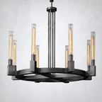 Imperial Glass Round Chandelier 36"