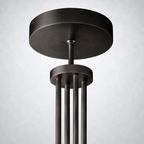 Imperial Glass Round Chandelier 36"