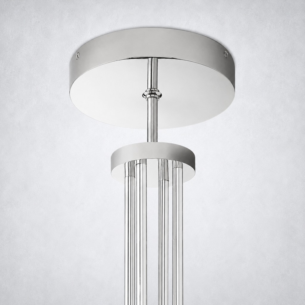 Imperial Glass Round Chandelier 36"