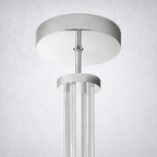 Imperial Glass Round Chandelier 36"