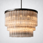 Signature 3-Tier Round Chandelier 48”