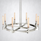 Imperial Glass Round Chandelier 48"