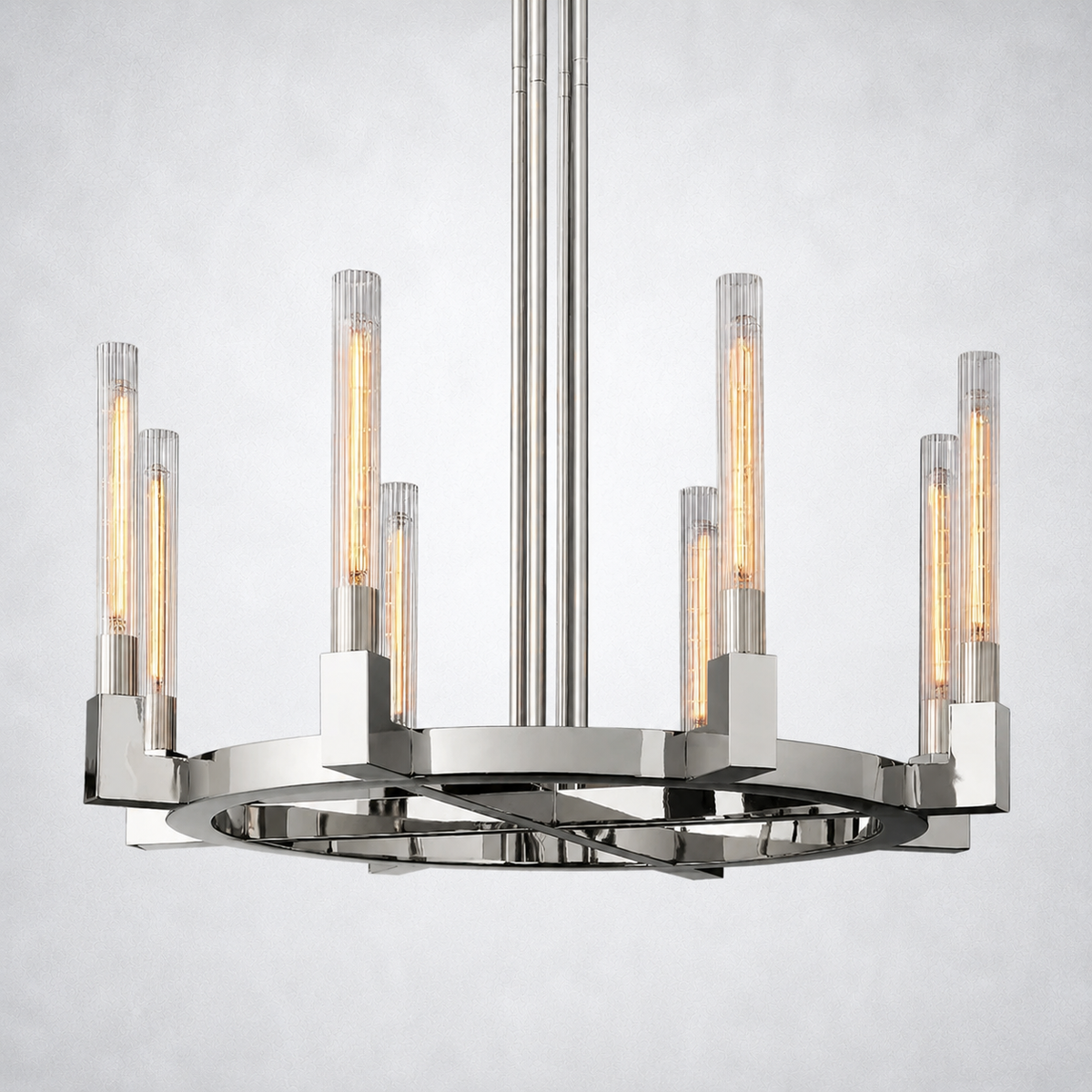 Imperial Glass Round Chandelier 48"