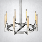 Imperial Glass Round Chandelier 48"