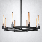 Imperial Glass Round Chandelier 48"