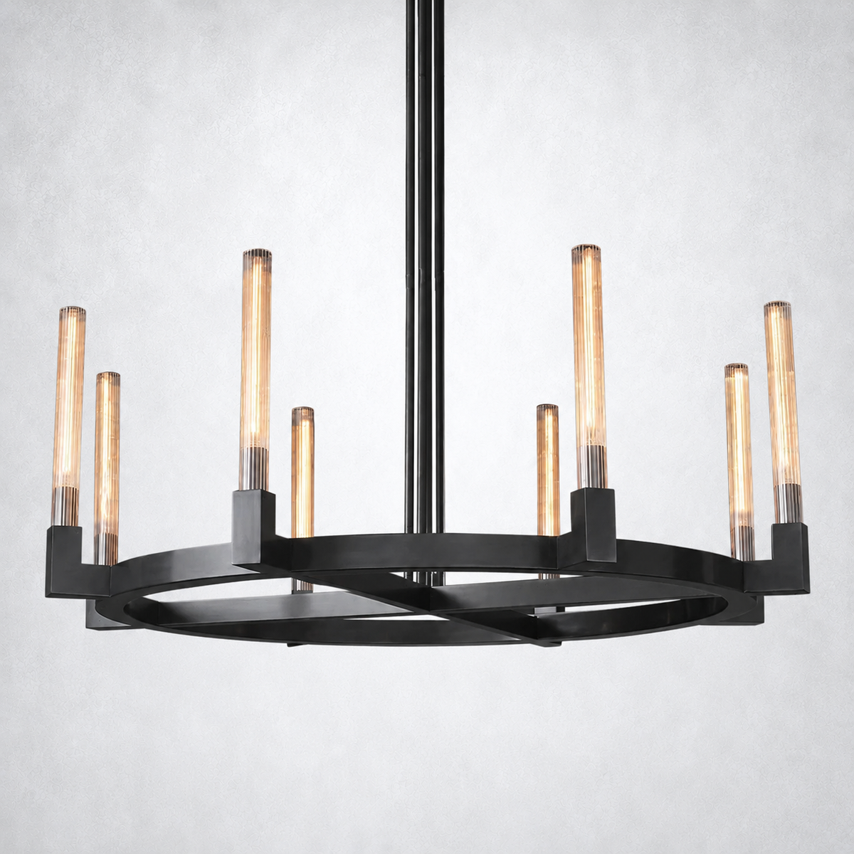 Imperial Glass Round Chandelier 48"
