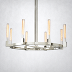Imperial Glass Round Chandelier 48"