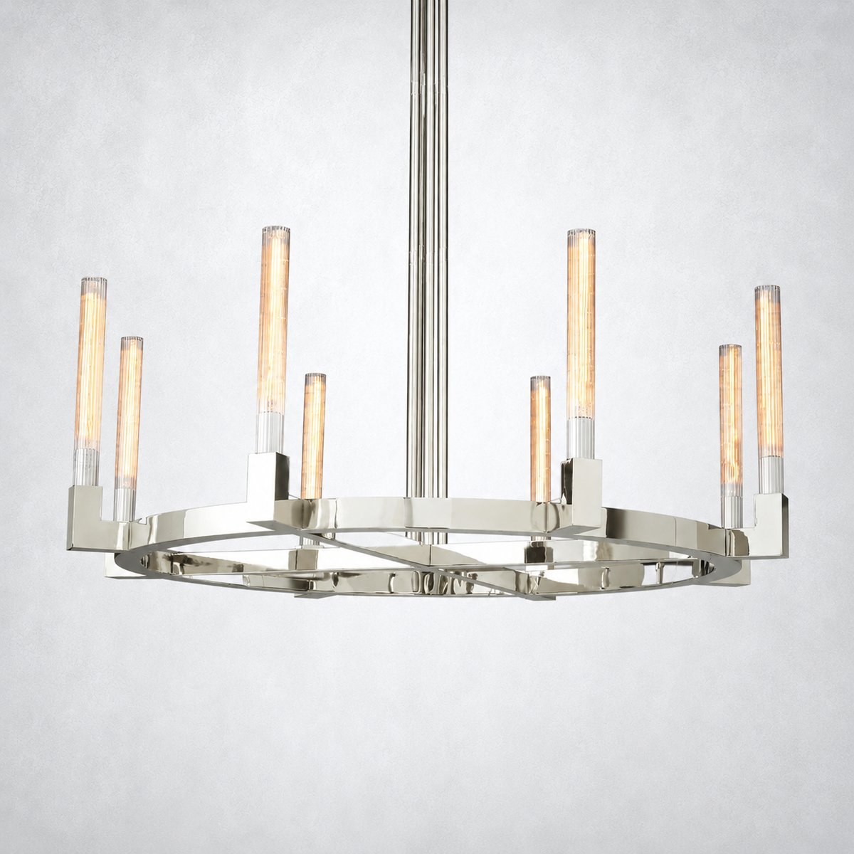Imperial Glass Round Chandelier 48"