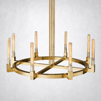 Imperial Glass Round Chandelier 48"